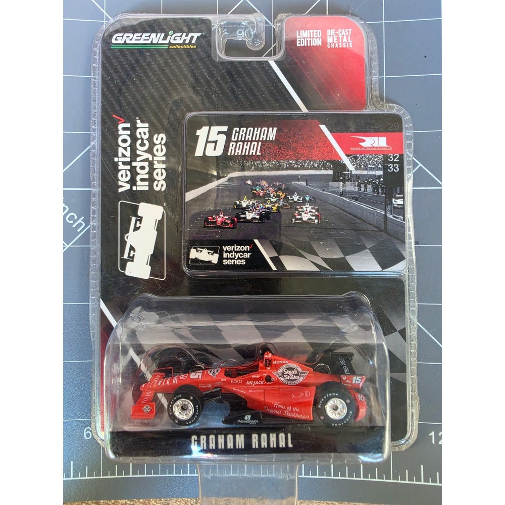 GreenLight Graham Rahal 15 IndyCar Series Die-Cast 1:64 Steak n Shake Limited Ed